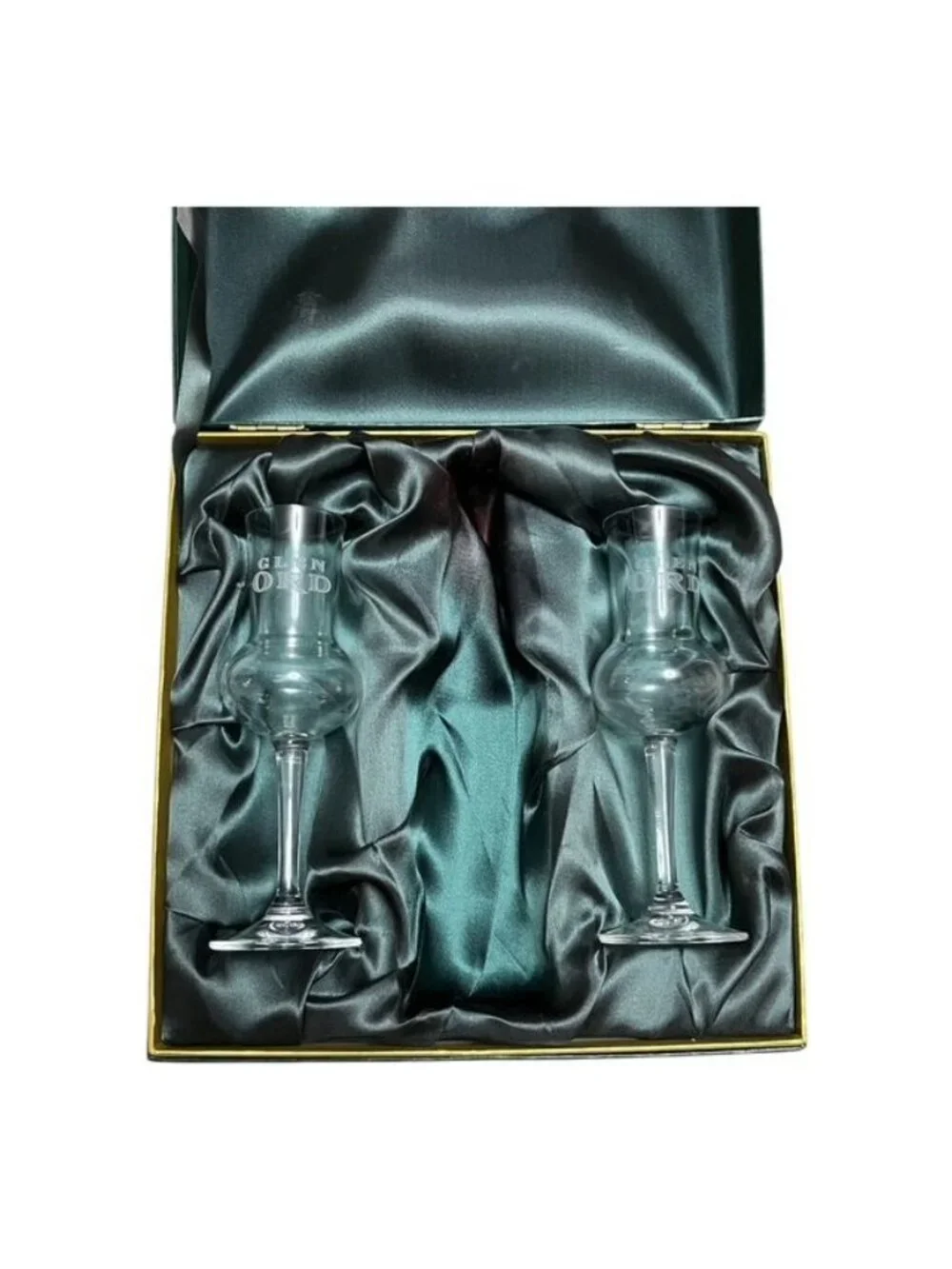 Glen Ord Distillery Thistle Whisky Tasting Glasses Set of 2 Boxed Scotland